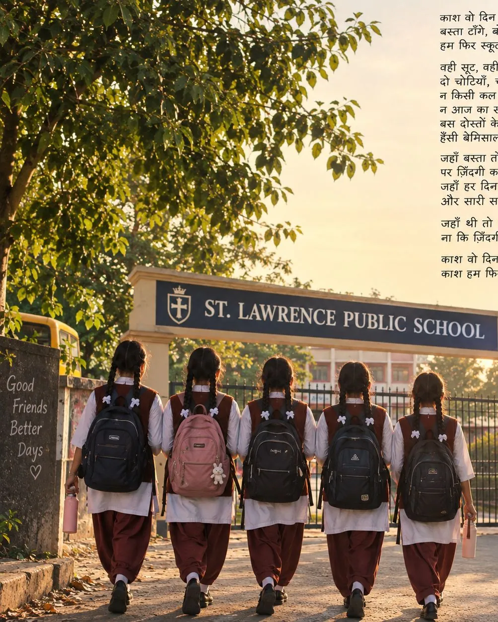 Cover image for "स्कूल के दिन"