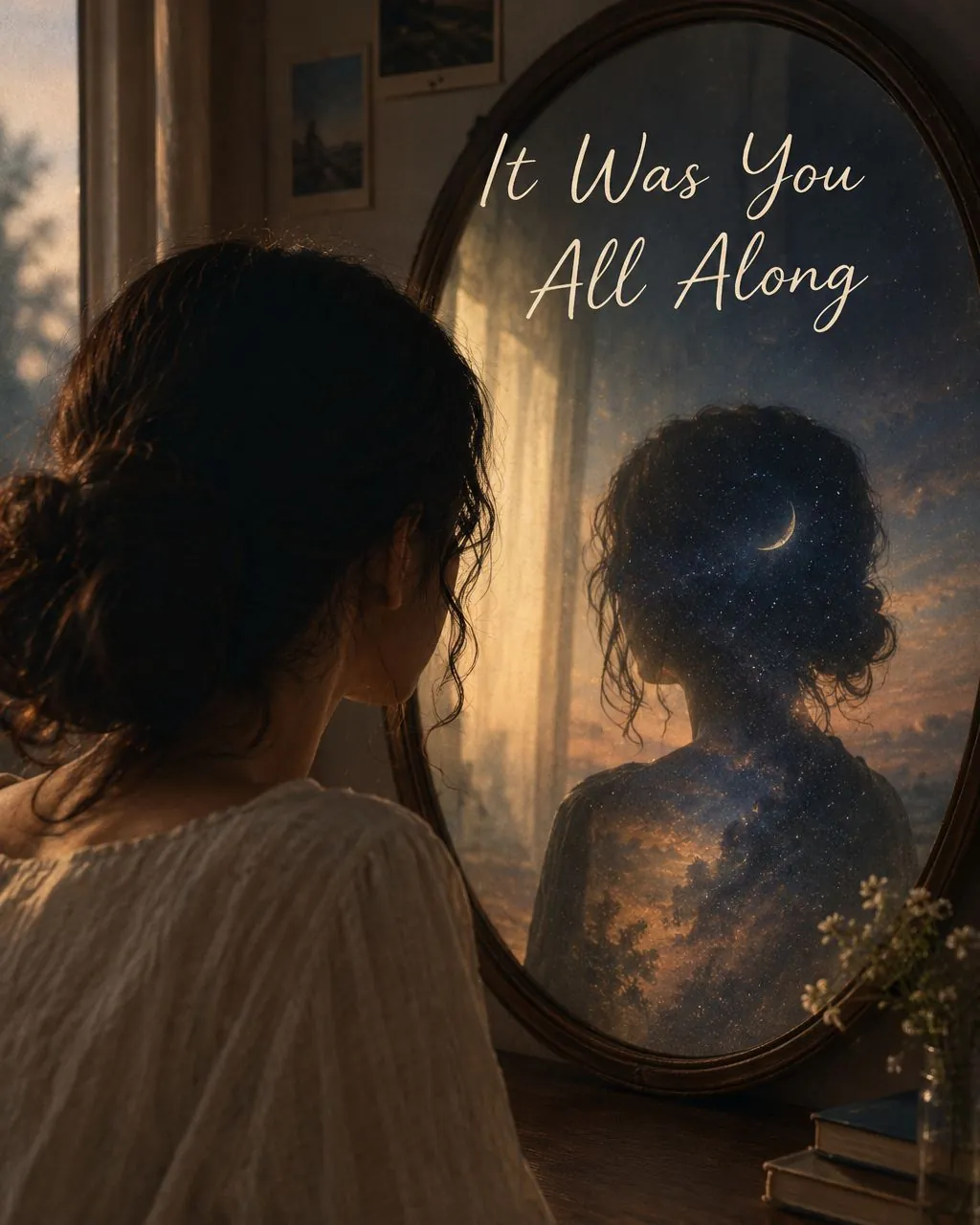 Cover image for "It was you all along."